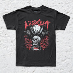 Blackcraft - Bat Skull - Black T-shirt