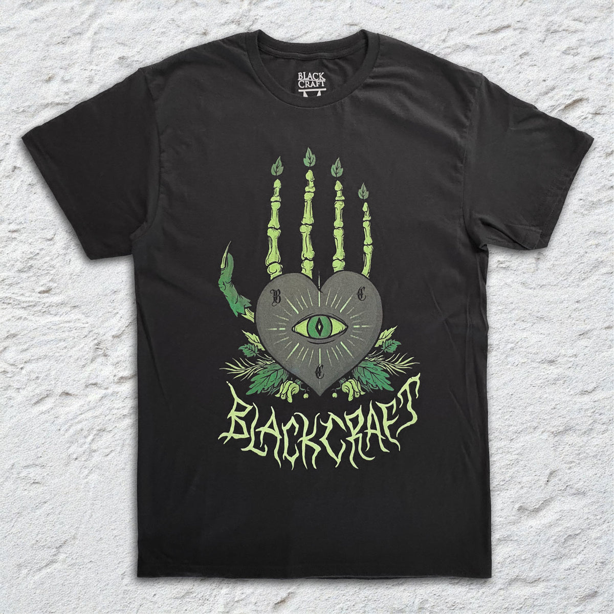 Blackcraft - Heart Hand - Black T-shirt