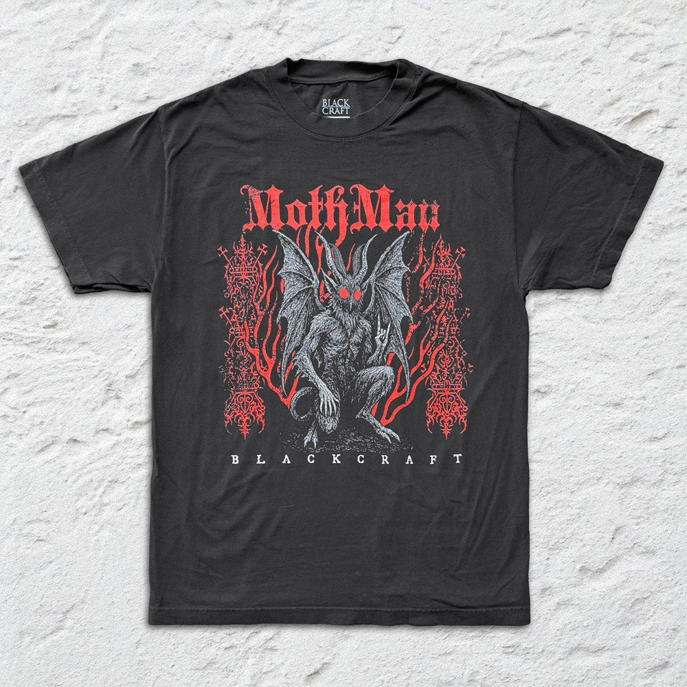 Blackcraft - Mothman - True Black T-shirt