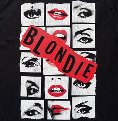 Blondie - Eyes Lips - True Black T-shirt