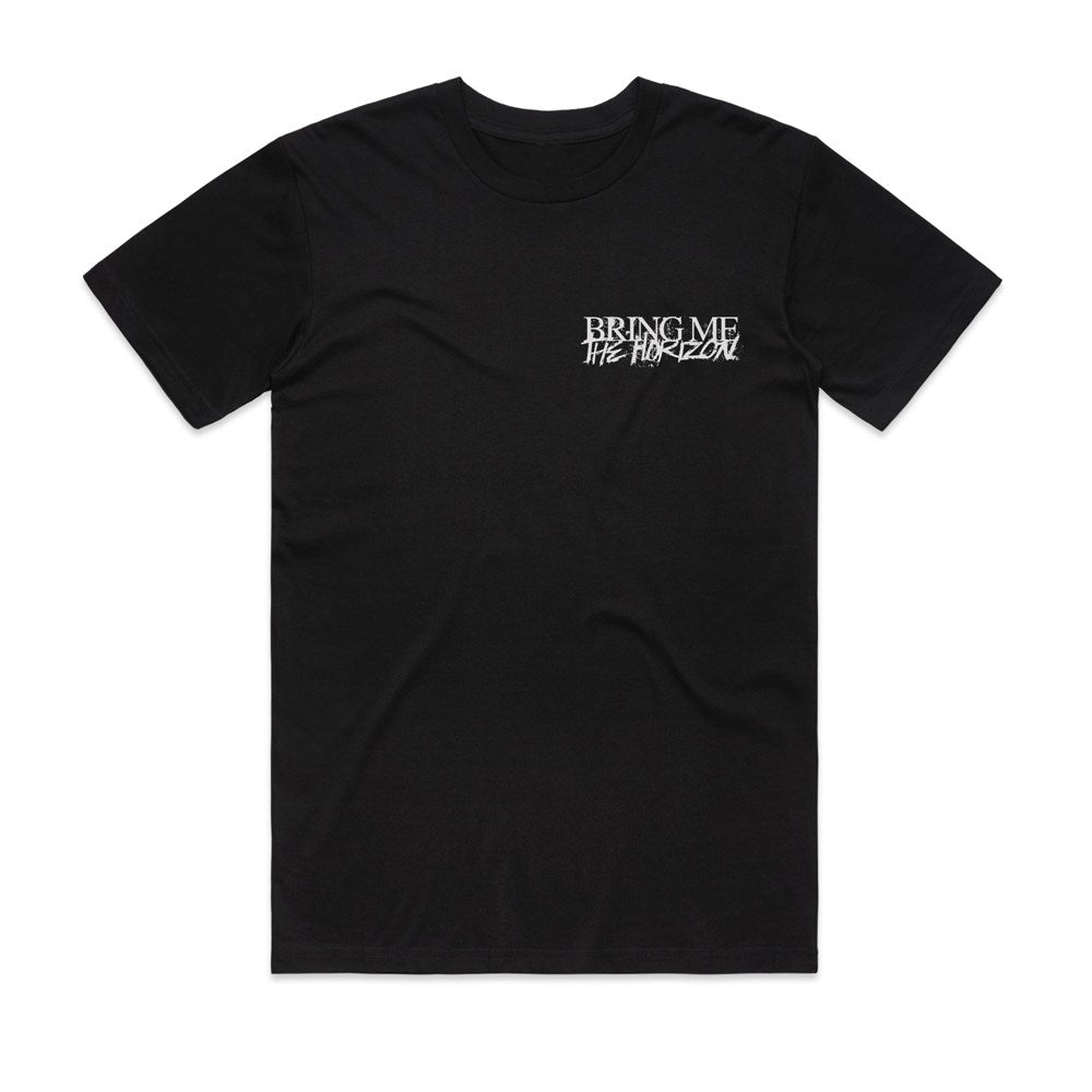 Bring Me The Horizon - Stacked Logo - Black T-shirt
