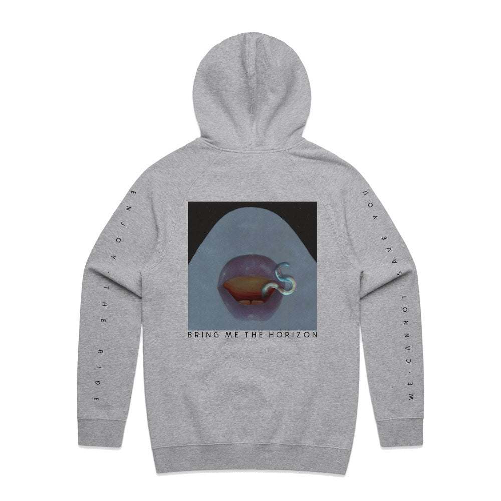 Bring Me The Horizon - Parasite Eve - Grey Marle Zip Hooded Sweatshirt