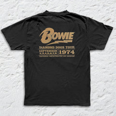 David Bowie - Diamond Dogs Tour '79 - Black Garment-dyed T-shirt