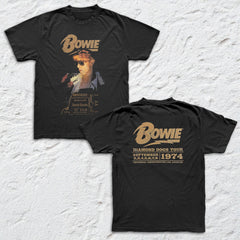 David Bowie - Diamond Dogs Tour '79 - Black Garment-dyed T-shirt