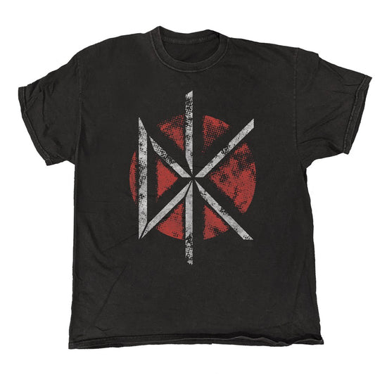 Dead Kennedys - Distress Logo - Black Vintage T-shirt