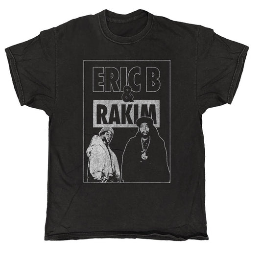 Eric B & Rakim - Blackout - Vintage Wash T-shirt Black