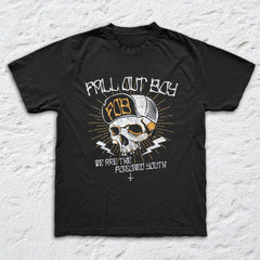 Fall Out Boy - Poisoned Youth - Black Garment-dyed T-shirt