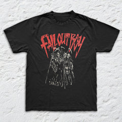 Fall Out Boy - Reapers - Black Garment-dyed T-shirt