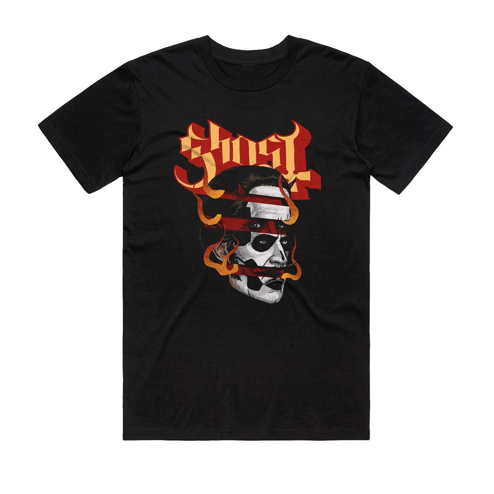 Ghost - Face Inside Face - Black T-shirt