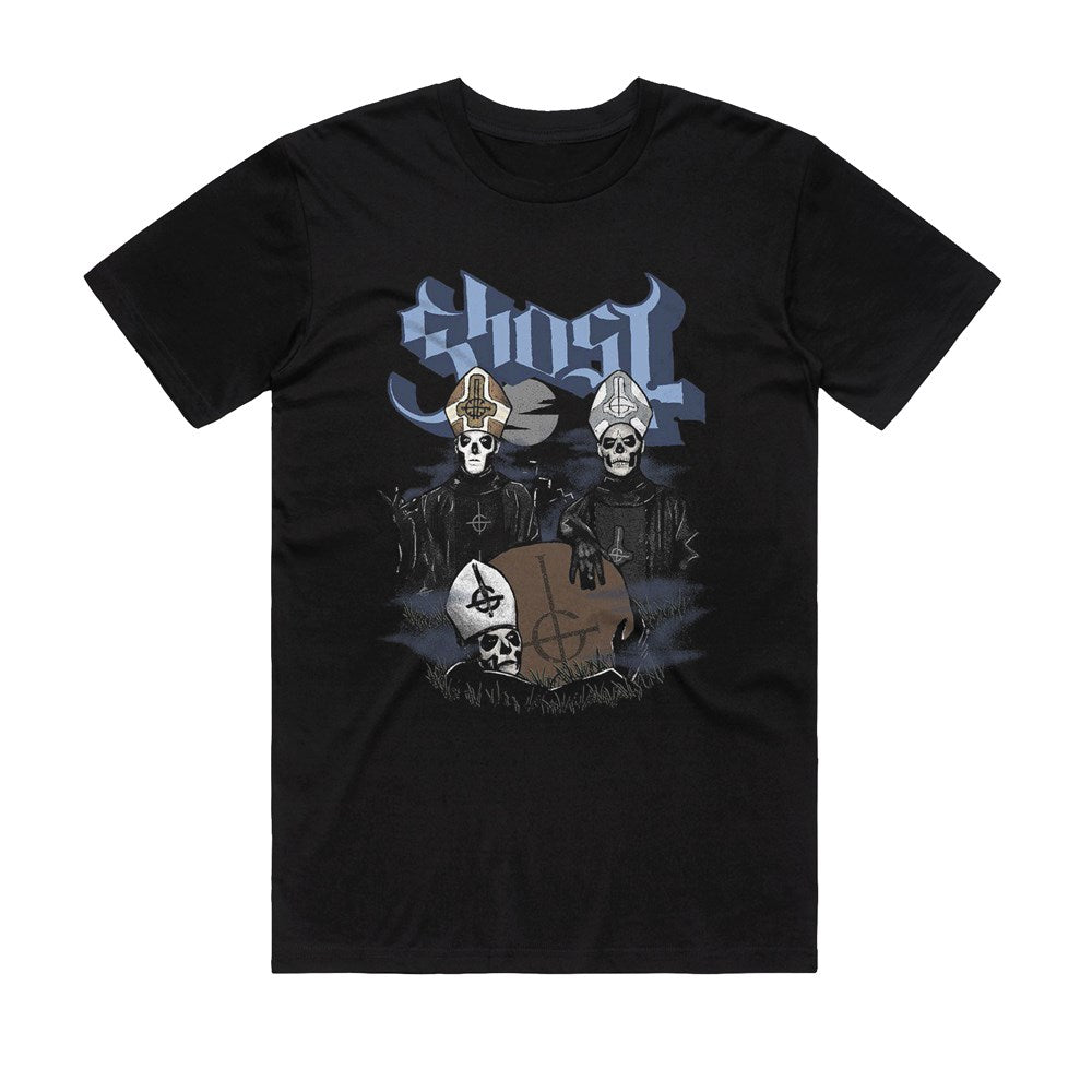 Ghost - Graveyard - Black T-shirt