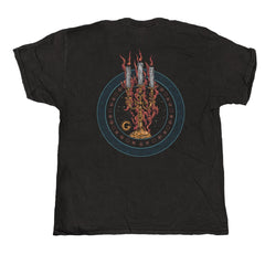 Ghost - Scroll and Seal - Black Vintage T-shirt