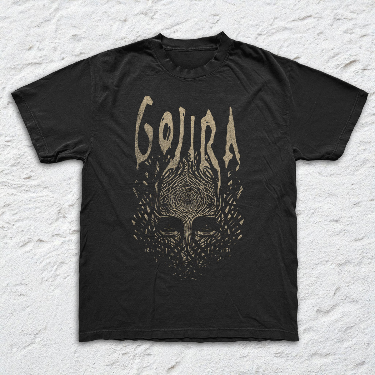 Gojira - Tree of Life - Black Garment-dyed T-shirt