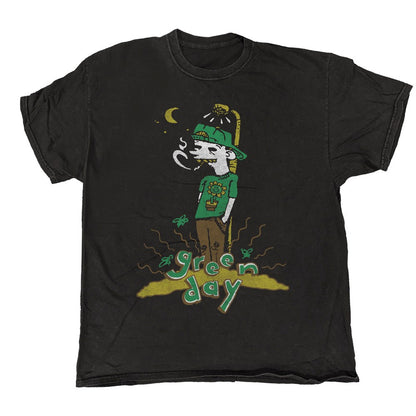 Green Day - Dookie Kid - Black Vintage T-shirt