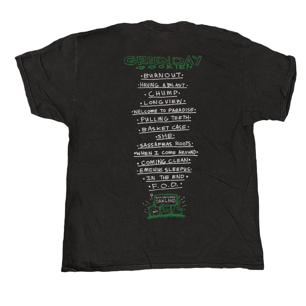 Green Day - Dookie Kid - Black Vintage T-shirt