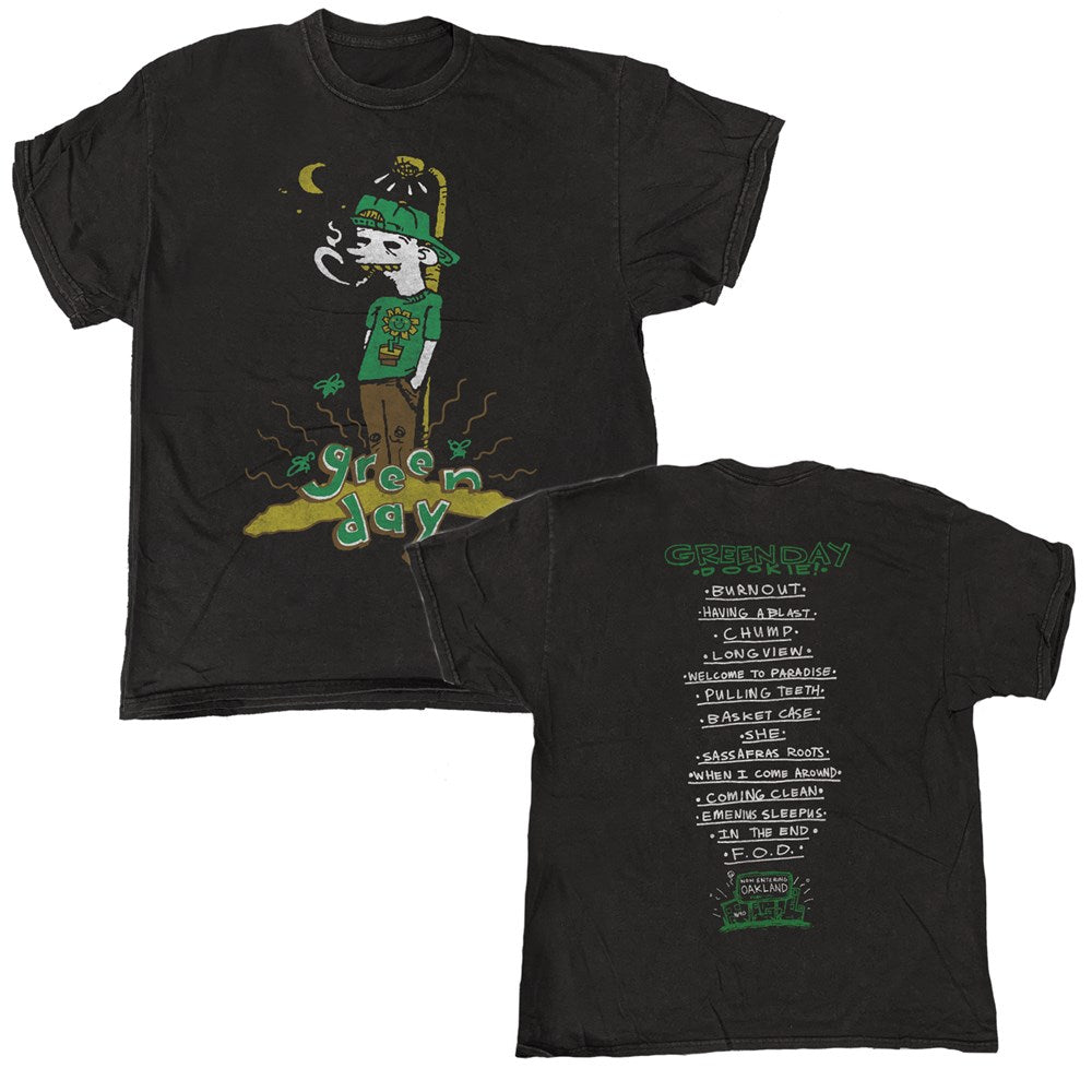 Green Day - Dookie Kid - Black Vintage T-shirt