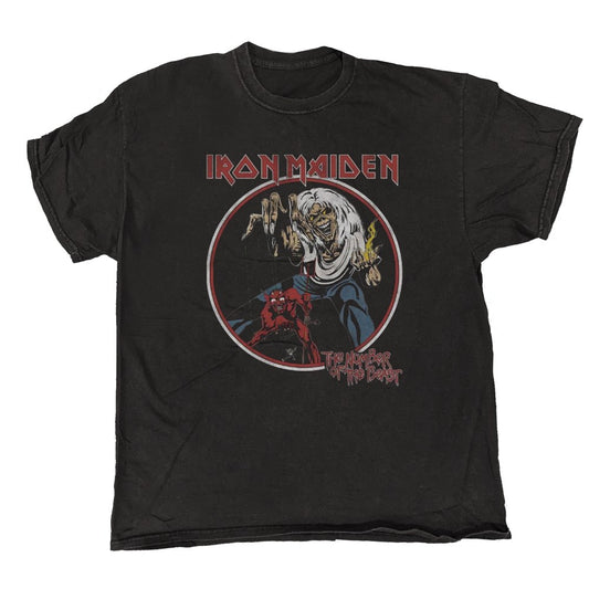 Iron Maiden - NOTB Vintage - Vintage Wash Black T-shirt