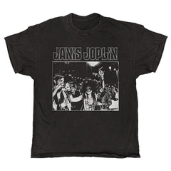 Janis Joplin - Group Photo - Black Vintage T-shirt