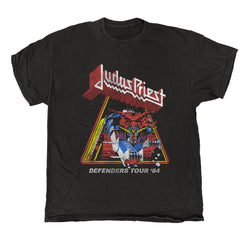 Judas Priest - Defenders Tour '84 - Black Vintage T-shirt