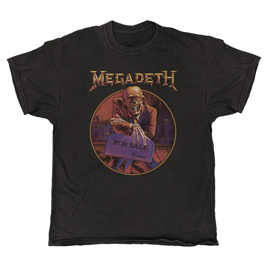 Megadeth - For Sale - Black Vintage Wash T-shirt