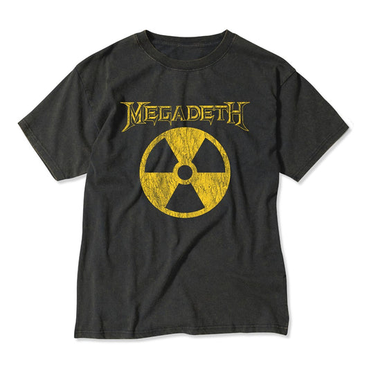 Megadeth - Radioactive - Black Vintage Wash T-shirt