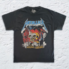 Metallica - First 4 Medley - Black Vintage T-shirt