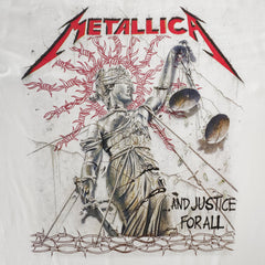 Metallica - AJFA Barbed - White Vintage T-shirt