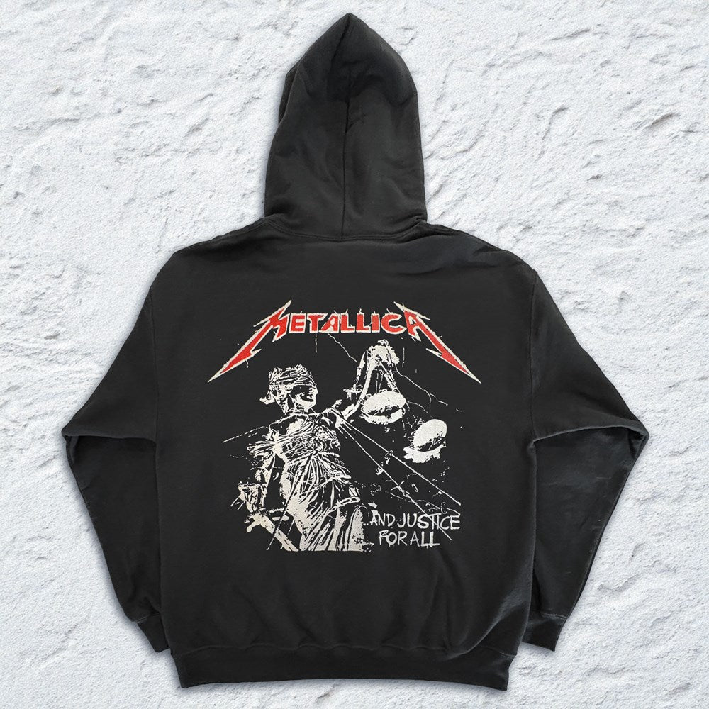 Metallica - AJFA One Colour - Black Hoodie