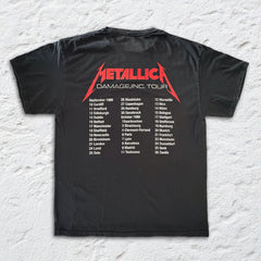 Metallica - Damage Inc Tour - Black Vintage T-shirt