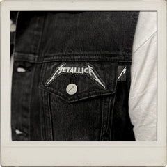 Metallica - Faces - Black Tar Denim Vest