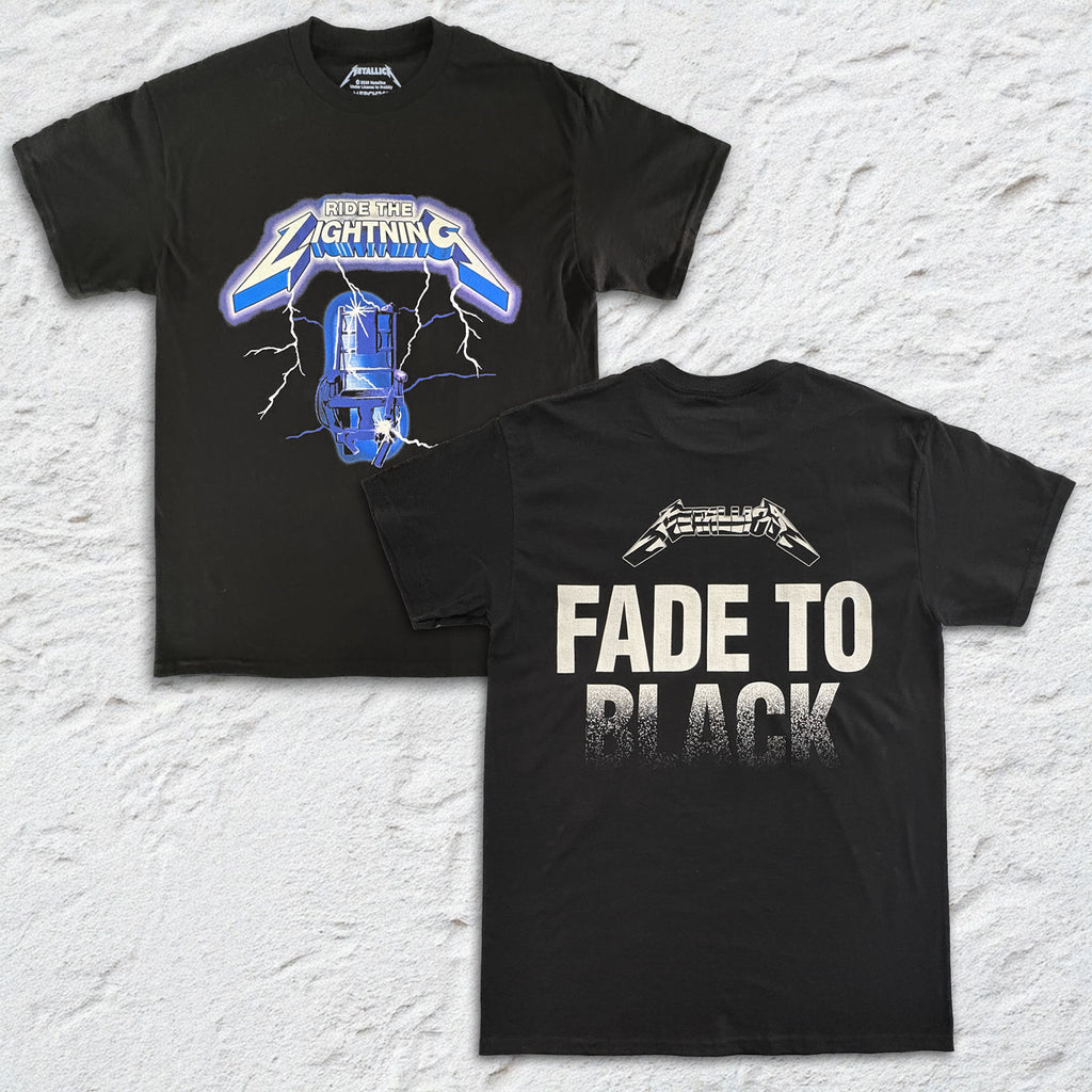 Metallica - Fade to Black Chair - Black T-shirt – Official