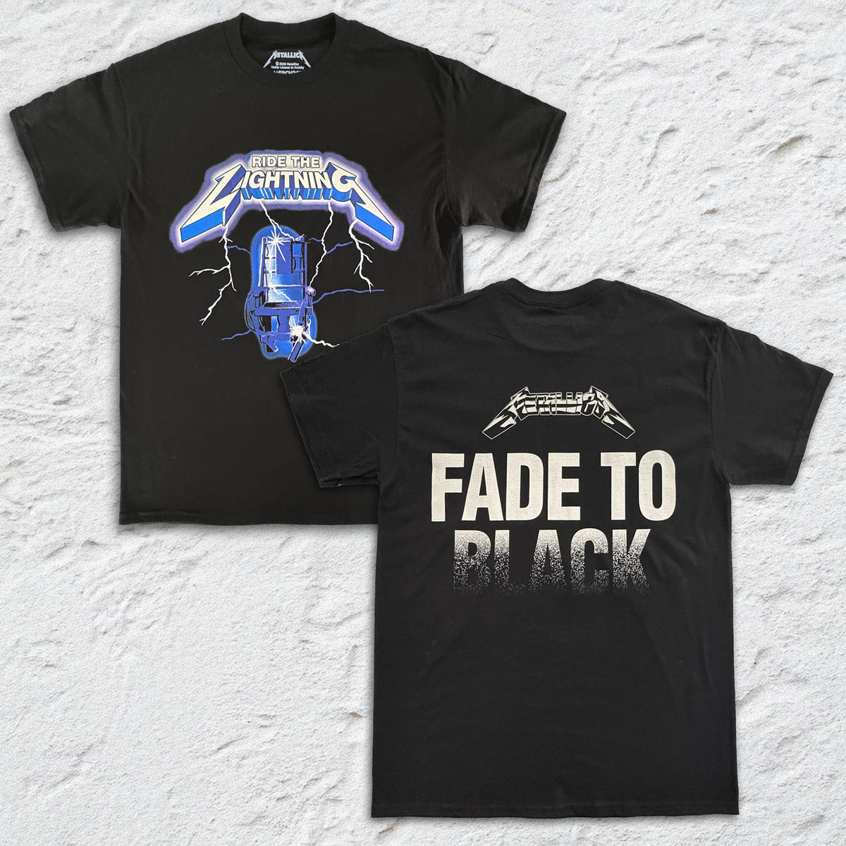 Metallica - Fade to Black Chair - Black T-shirt