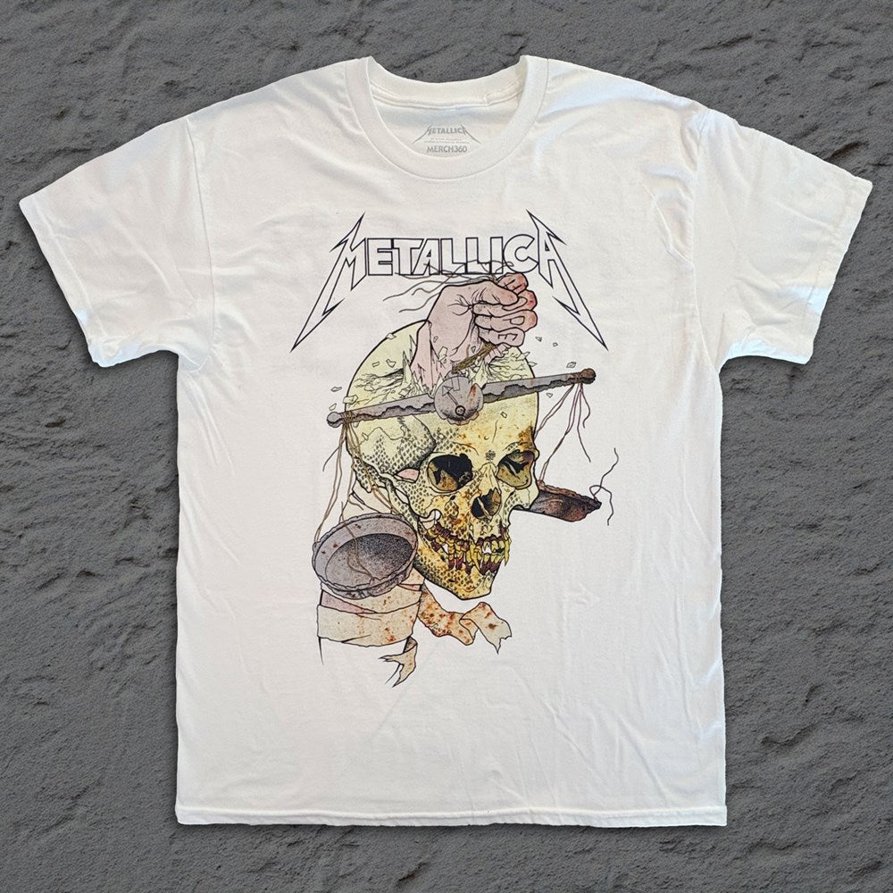 Metallica - Ionized Hope & Justice - White T-shirt