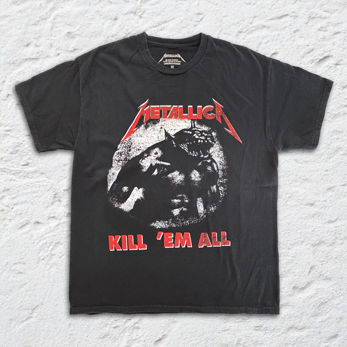 Metallica - Kill Em All Monster - Black Vintage T-shirt