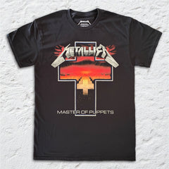 Metallica - Master of Puppets Master Cross - Black T-shirt