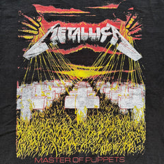 Metallica - Master of Puppets Cutout - Black Vintage T-shirt