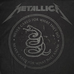 Metallica - Never Circle - Black Vintage T-shirt