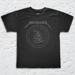 Metallica - Never Circle - Black Vintage T-shirt