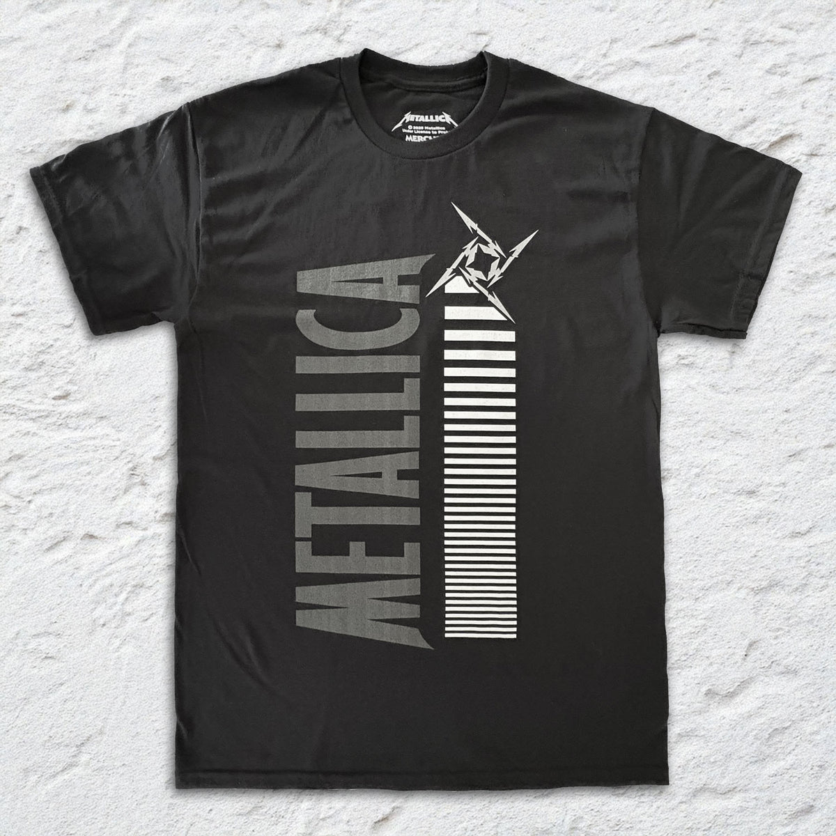 Metallica - Ninja Stripes - Black T-shirt