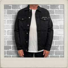 Metallica - Pushead Skull - Black Tar Denim Jacket