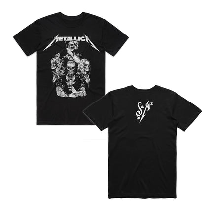 Metallica - S &M2 Skull Tuxedo - Black T-shirt