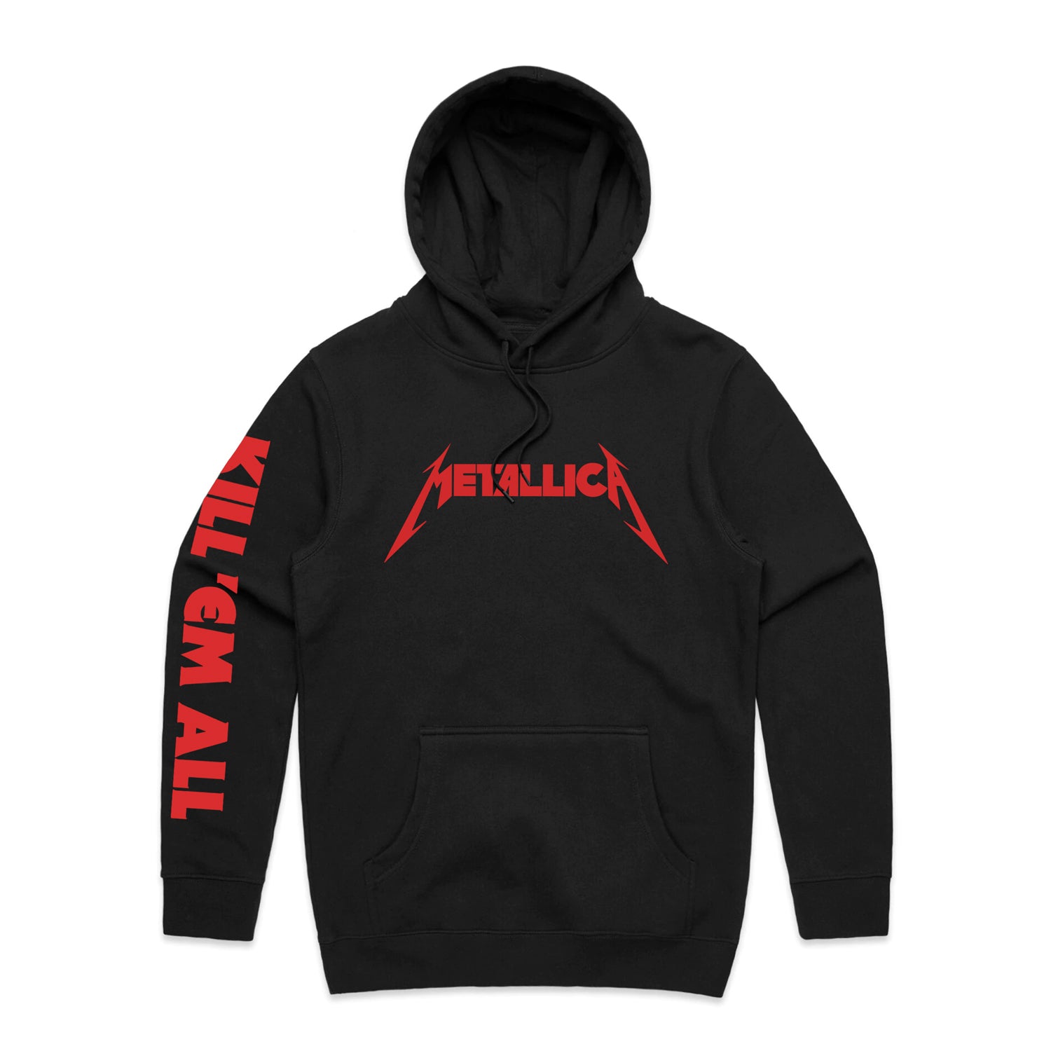 Metallica Kill em All Black Hoodie