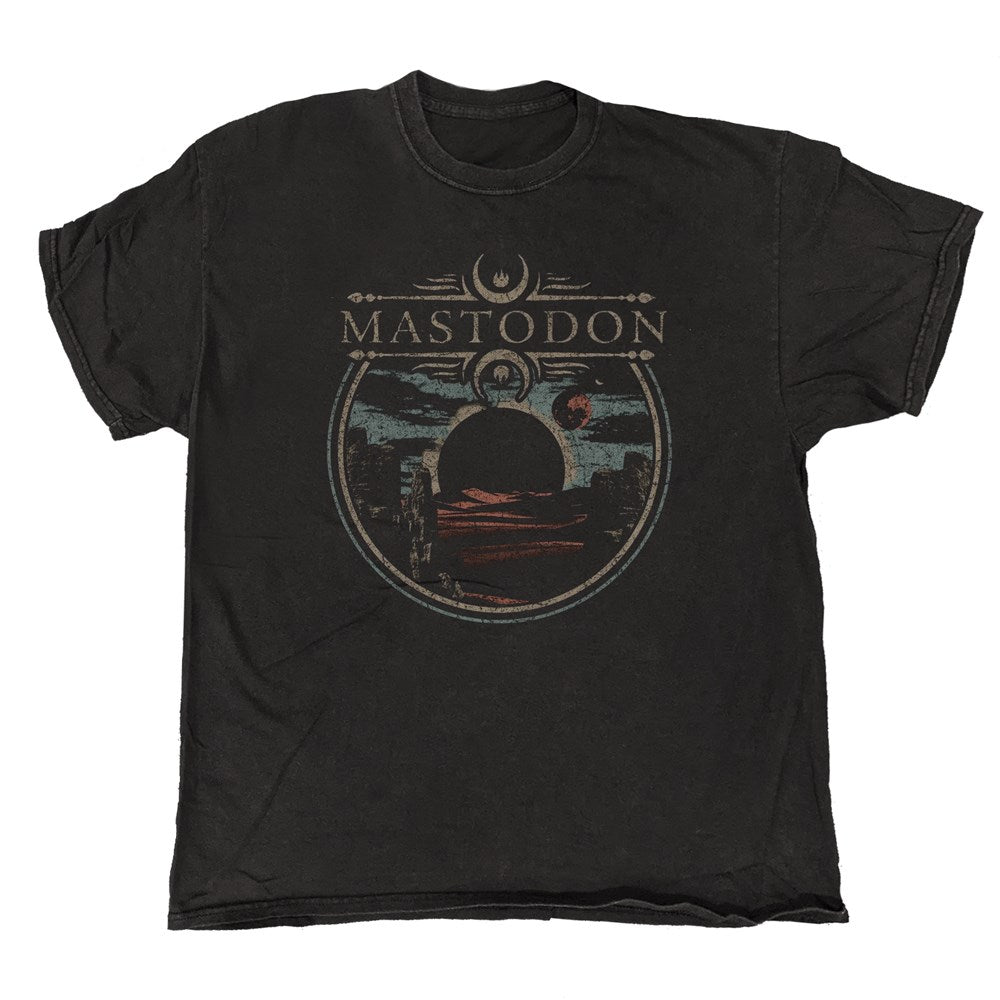 Mastodon - Horizon - Black Vintage T-shirt