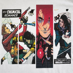 My Chemical Romance - Anime Panels - White T-shirt