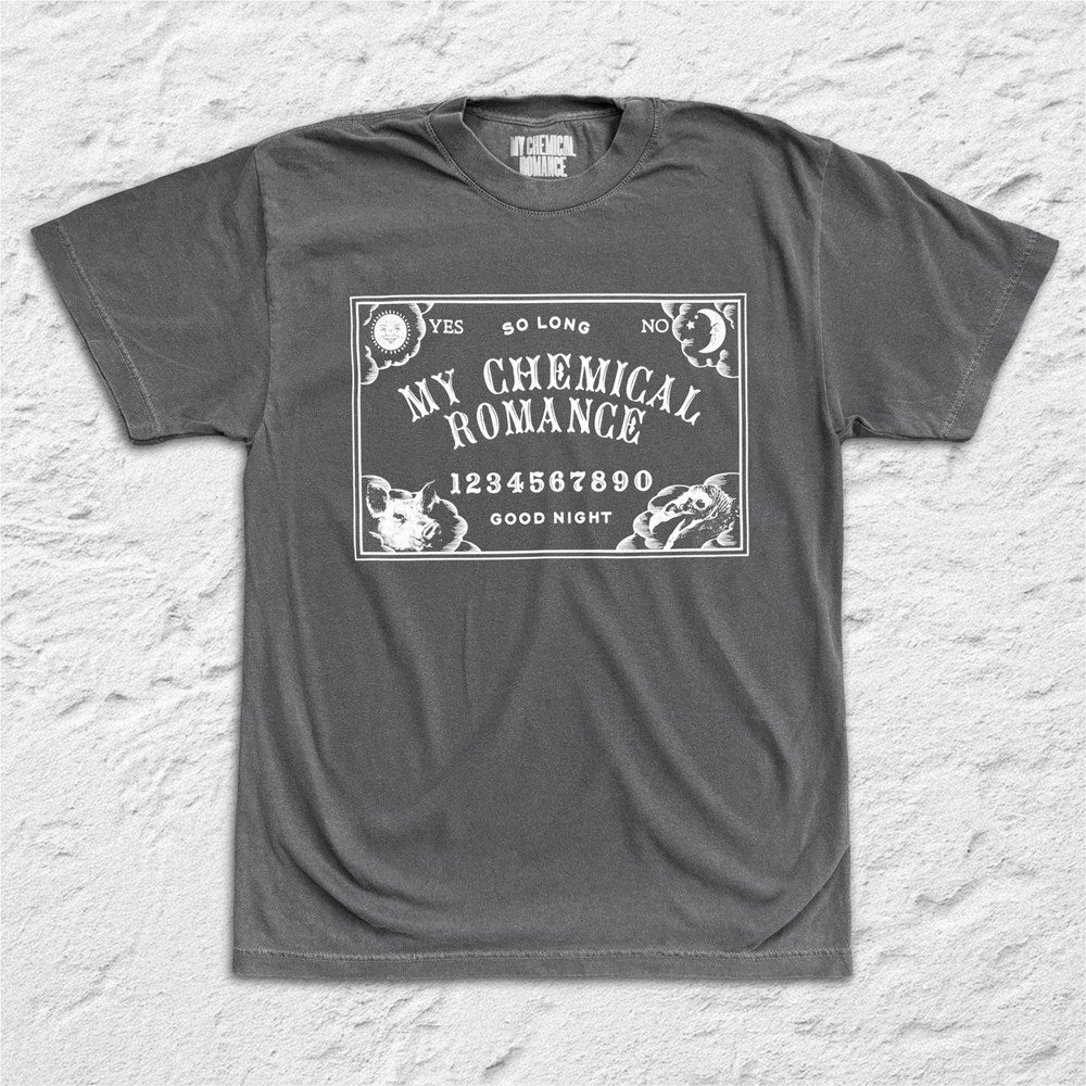 My Chemical Romance - Ouiji Goodbye - Faded Black T-shirt