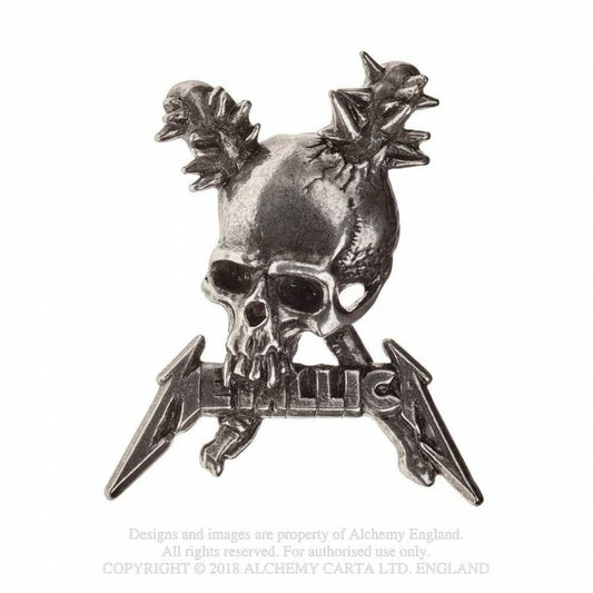 Metallica - Damage Skull Pin Official Merchandise Store