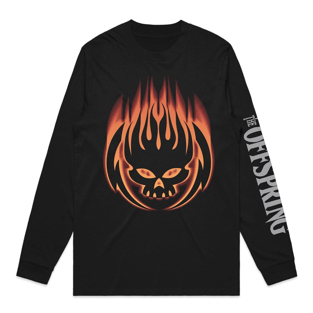 The Offspring - Flame - Black Longsleeve T-shirt