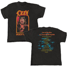 Ozzy Osbourne - Devil Tracklist - Black Vintage T-shirt