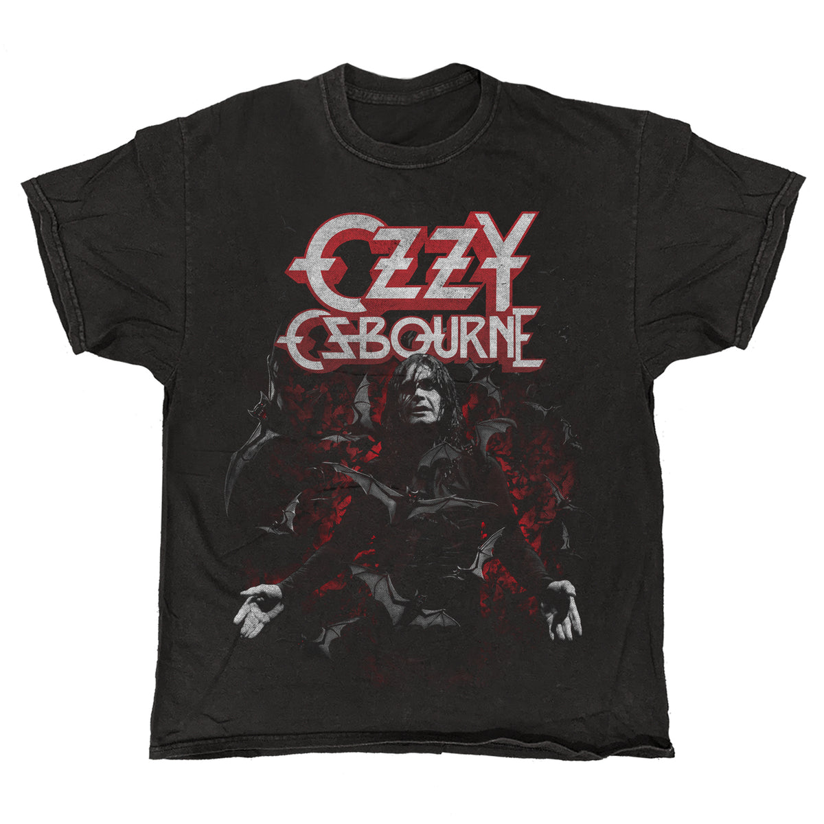Ozzy Ozbourne - Bats - Black Vintage T-shirt