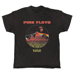 Pink Floyd - Dark Side Pyramids - Black Vintage T-shirt