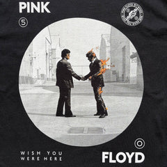 Pink Floyd - Man on Fire Circle - Black T-shirt